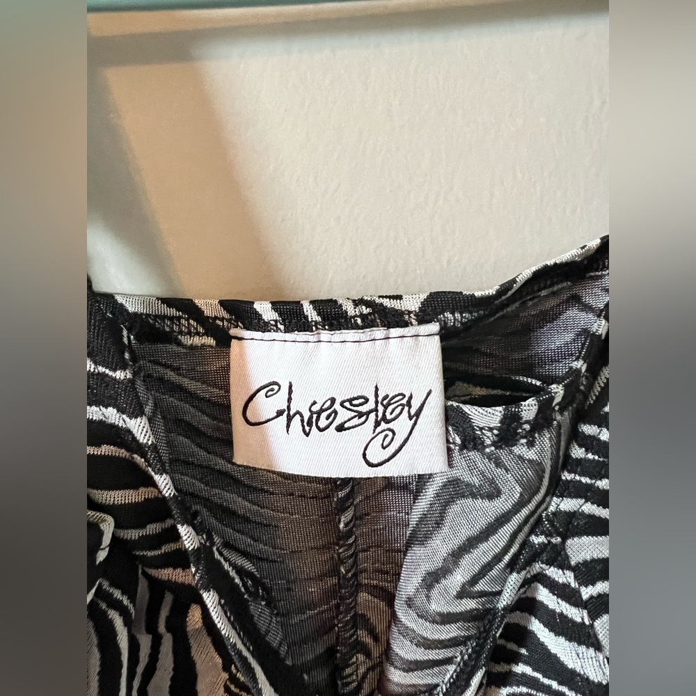 Vintage Chesley Corset Look Abstract Line Animal … - image 2